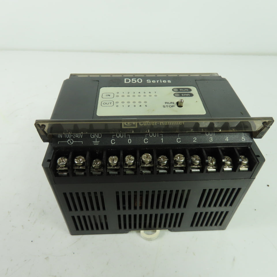 Cutler Hammer D50CR14 Controller Power 100-240VAC 60VA In 24VDC Out 250VAC