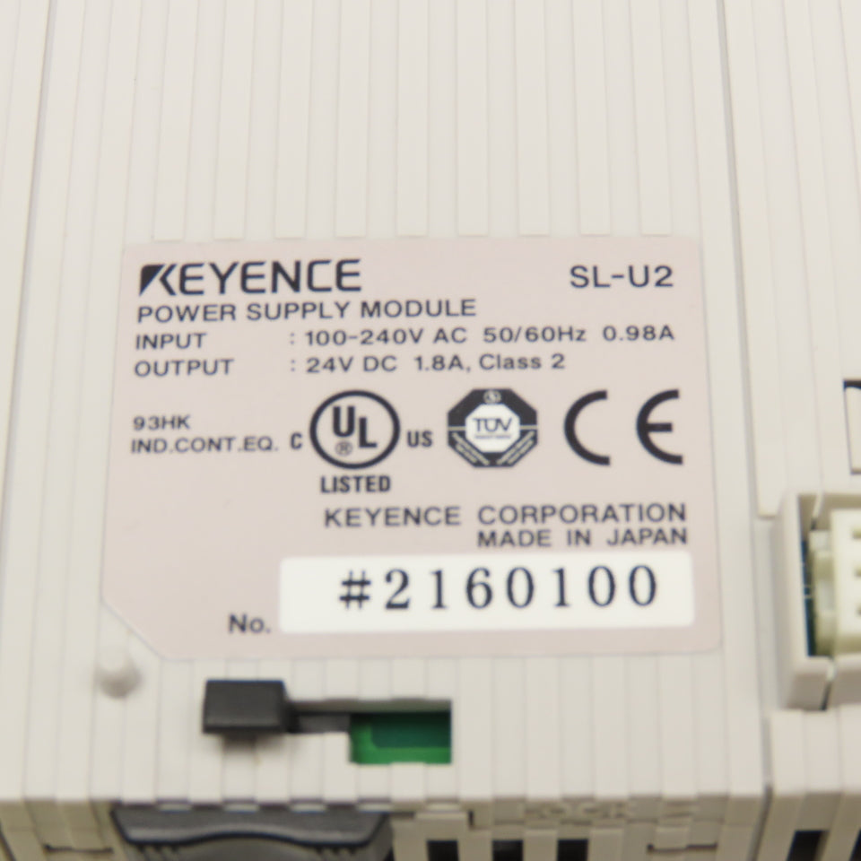 Keyence SL-U2 Power Supply And SL-R11 Safety Control Unit