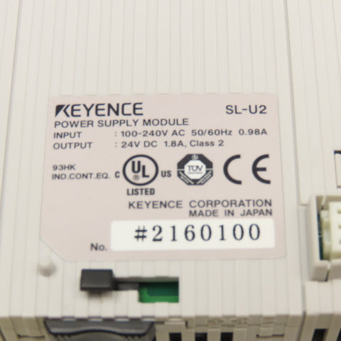 Keyence SL-U2 Power Supply And SL-R11 Safety Control Unit