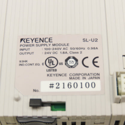 Keyence SL-U2 Power Supply And SL-R11 Safety Control Unit