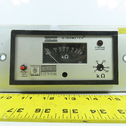 Bender E307 A-Isometer Insulation Monitoring Device