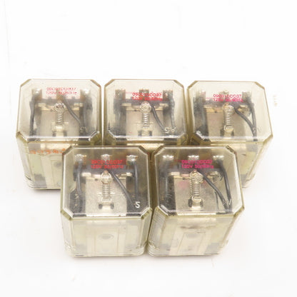 Potter & Brumfield 09C01DDD37 KU-5591-1 Plug In Relay 120V Lot Of 5