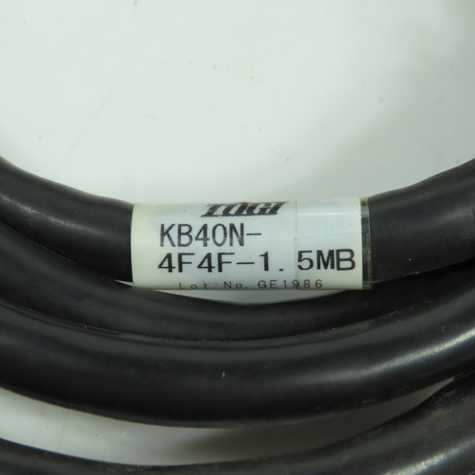 Toyogiken KB40N-4F4F-1.5MB TOGI 40 Pin Female x Female Straight Cable Cordset 5'