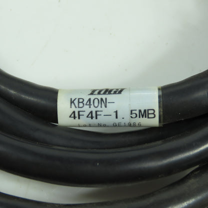 Toyogiken KB40N-4F4F-1.5MB TOGI 40 Pin Female x Female Straight Cable Cordset 5'