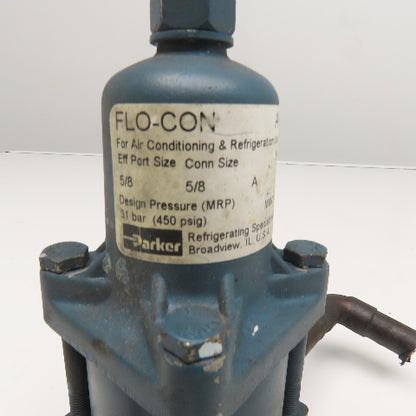 Parker Flo-Con A9 Commercial Refrigerant Pressure Regulator 5/8" Sweat 450PSI