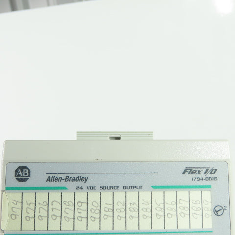 Allen Bradley 1794-OB16 Flex I/O 16 Point Digital Output Module 24VDC Output