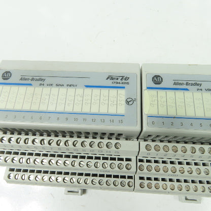 Allen Bradley 1794-IB16 Flex I/O 16 Point Input Digital Module 24VDC Lot Of 2