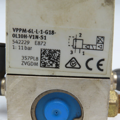Festo VPPM-6L-L1-G18-0L10H-V1N-S1 Proportional Pressure Control Valve G1/8