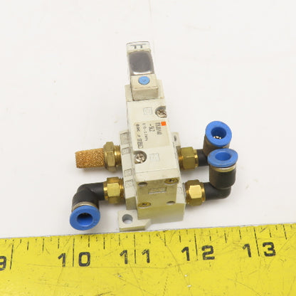SMC SYJ5140-5LZ Single Solenoid Pneumatic Directional Valve 4 Port G1/8 24VDC