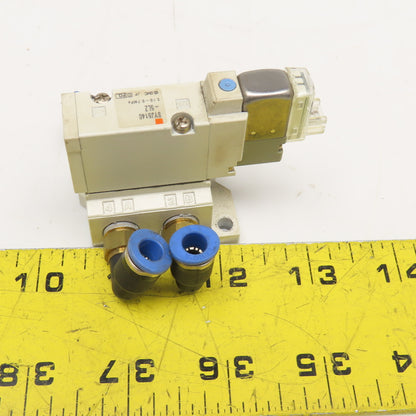 SMC SYJ5140-5LZ Single Solenoid Pneumatic Directional Valve 4 Port G1/8 24VDC