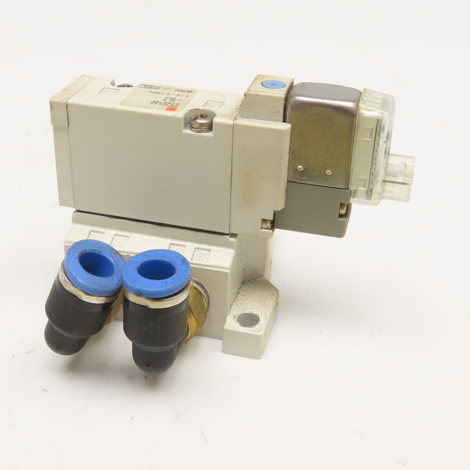 SMC SYJ5140-5LZ Single Solenoid Pneumatic Directional Valve 4 Port G1/8 24VDC