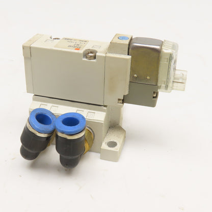 SMC SYJ5140-5LZ Single Solenoid Pneumatic Directional Valve 4 Port G1/8 24VDC