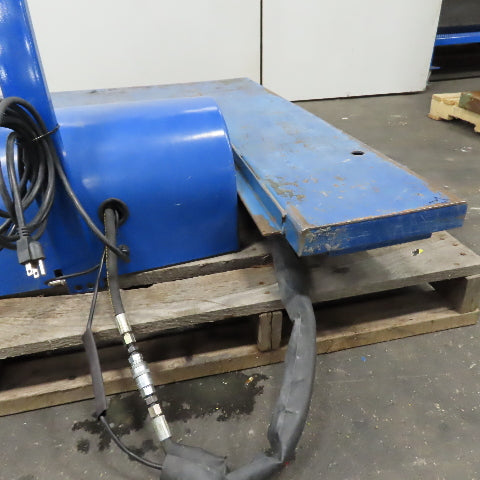 Vestil EHU-2 2000LB U-Shape Electric Scissor Lift Table 115V Single Phase 34" H