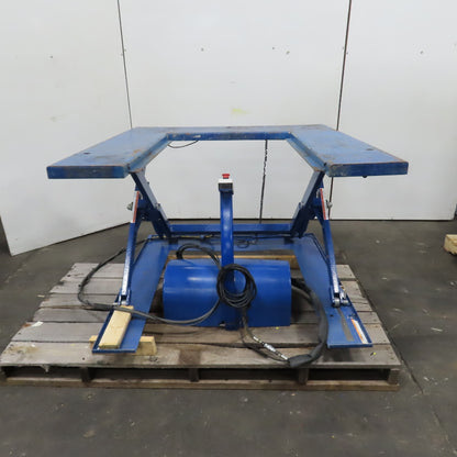 Vestil EHU-2 2000LB U-Shape Electric Scissor Lift Table 115V Single Phase 34" H