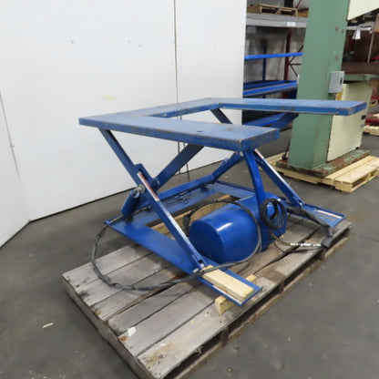 Vestil EHU-2 2000LB U-Shape Electric Scissor Lift Table 115V Single Phase 34" H
