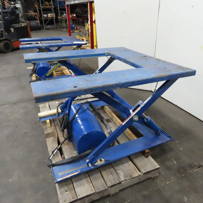 Vestil EHU-2 2000LB U-Shape Electric Scissor Lift Table 115V Single Phase 34" H