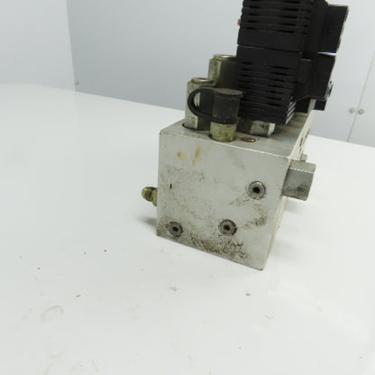Compact Controls CP11421 Hydraulic Manifold Block 11"x 3-15/16" 20VDC Coils