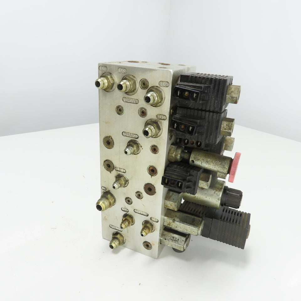 Compact Controls CP11421 Hydraulic Manifold Block 11"x 3-15/16" 20VDC Coils