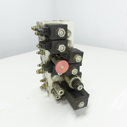 Compact Controls CP11421 Hydraulic Manifold Block 11"x 3-15/16" 20VDC Coils