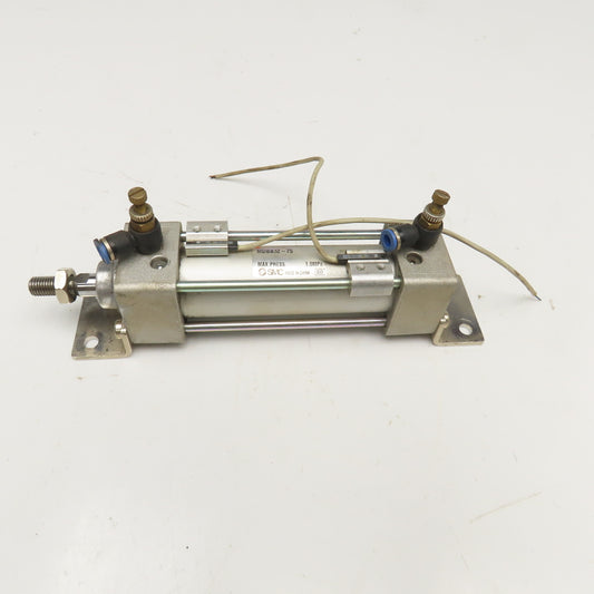 SMC MDBB32-75 32mm Bore 75mm Stroke Double Acting Air Cylinder