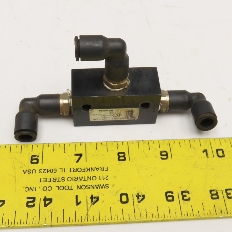 Parker B53005A 3 Port Pneumatic Shuttle Valve G1/4
