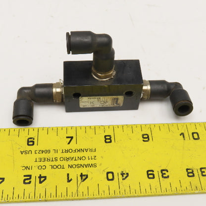 Parker B53005A 3 Port Pneumatic Shuttle Valve G1/4