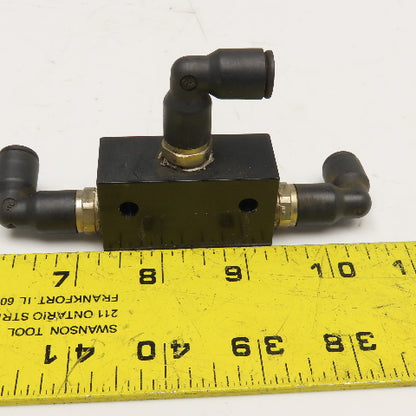 Parker B53005A 3 Port Pneumatic Shuttle Valve G1/4