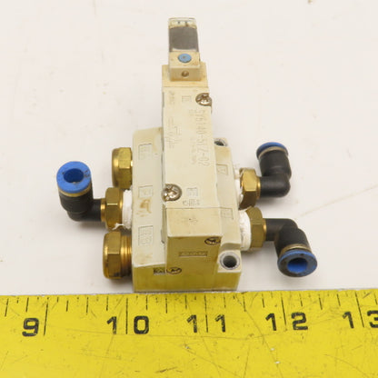 SMC SY5140-5LZ-02 5/2 Position Pneumatic Single Solenoid Valve 24VDC