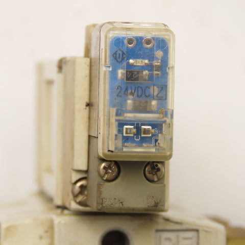 SMC SY5140-5LZ-02 5/2 Position Pneumatic Single Solenoid Valve 24VDC