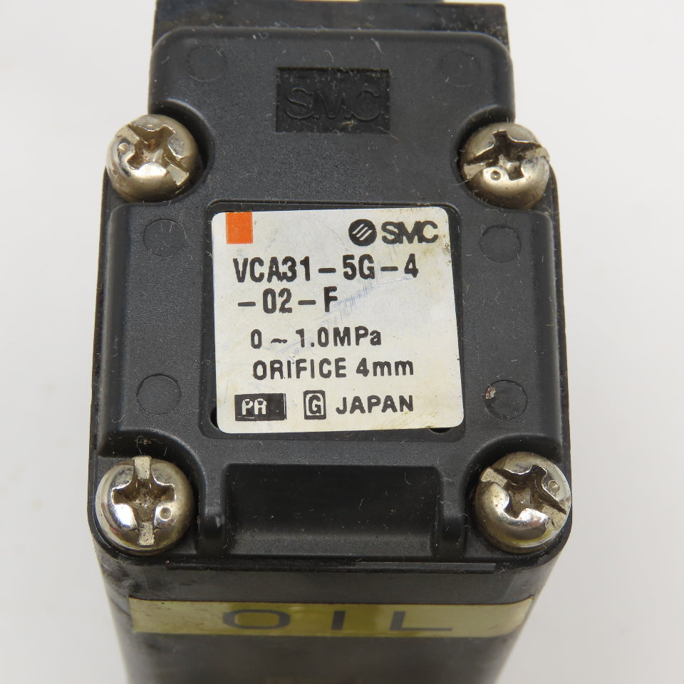 SMC VCA31-5G-4-02-F Direct Operated 2 Port Solenoid Valve 24VDC G1/4