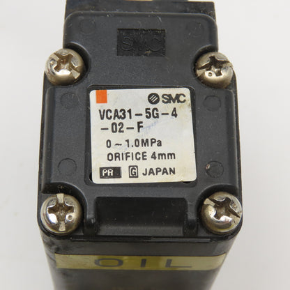 SMC VCA31-5G-4-02-F Direct Operated 2 Port Solenoid Valve 24VDC G1/4