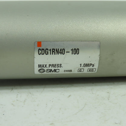 SMC CDG1RN40-100 Pneumatic Cylinder 3-15/16" Stroke 1-3/4" Bore 1.0mpA