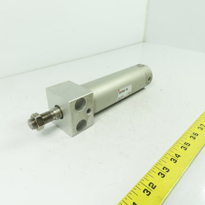 SMC CDG1RN40-100 Pneumatic Cylinder 3-15/16" Stroke 1-3/4" Bore 1.0mpA