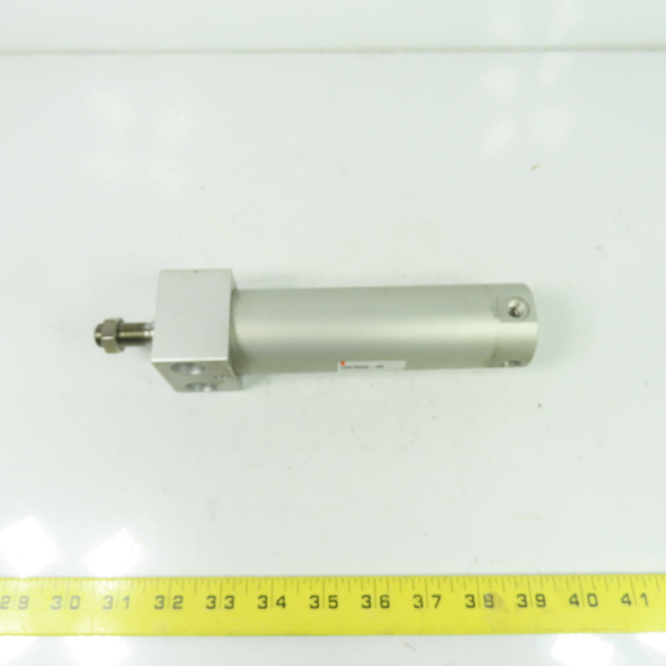 SMC CDG1RN40-100 Pneumatic Cylinder 3-15/16" Stroke 1-3/4" Bore 1.0mpA