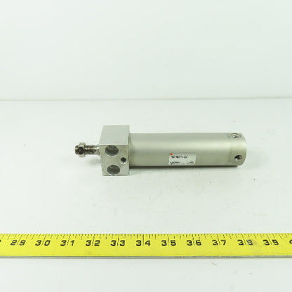 SMC CDG1RN40-100 Pneumatic Cylinder 3-15/16" Stroke 1-3/4" Bore 1.0mpA