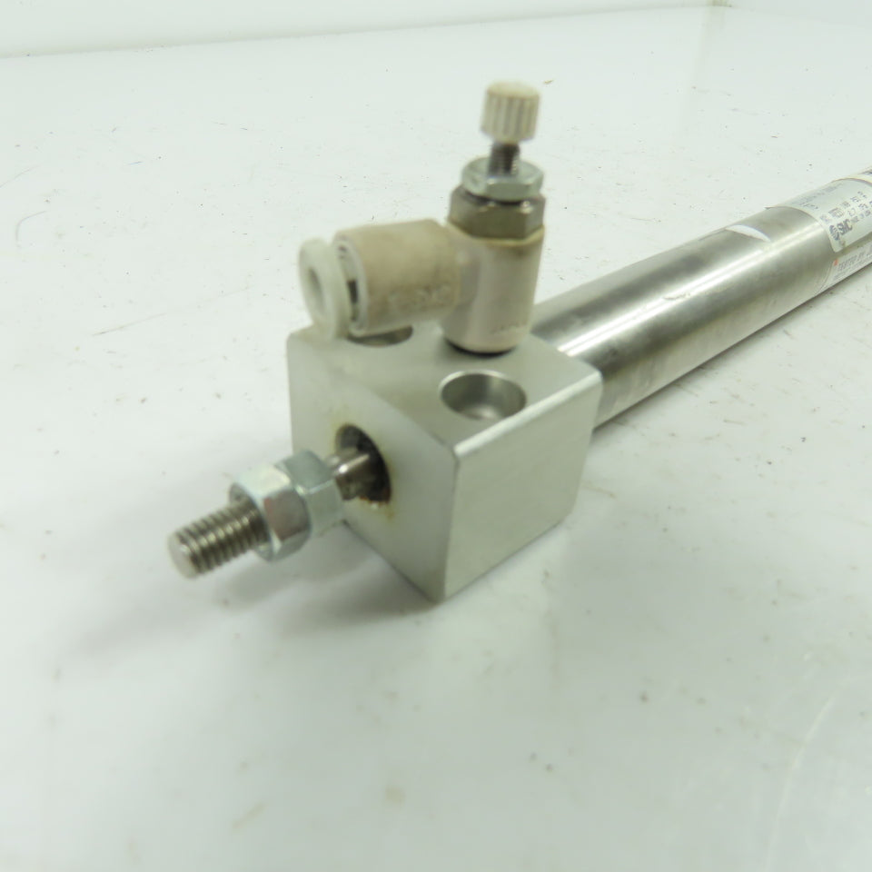 SMC CDJ2RA16-200R-H Pneumatic Cylinder 200mm Stroke 100PSI 0.4MPa
