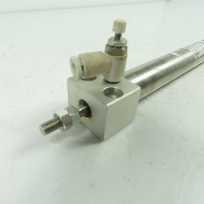 SMC CDJ2RA16-200R-H Pneumatic Cylinder 200mm Stroke 100PSI 0.4MPa