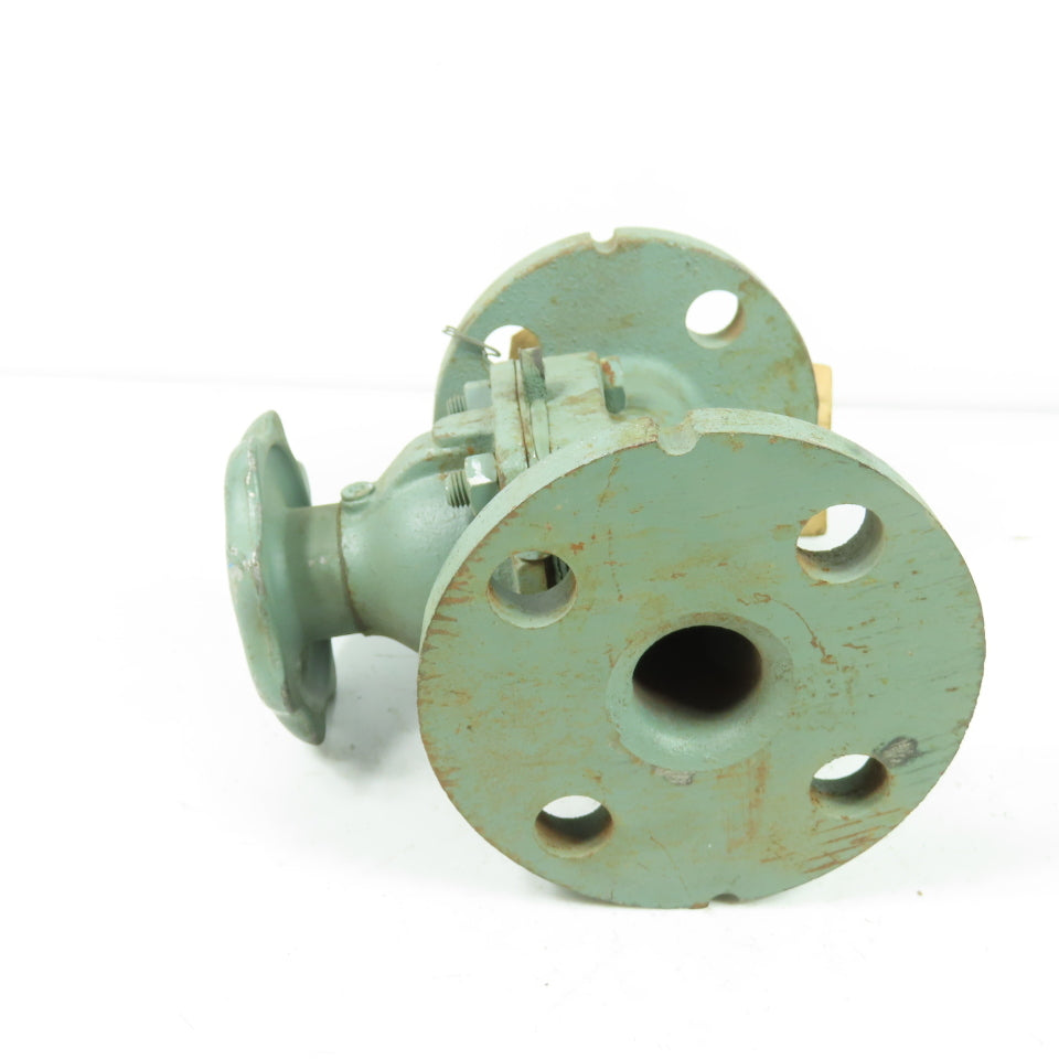 Grinnell -Saunders 303-104 1" Cast Manual Diaphragm Valve 4-1/4" 4-Bolt Flange