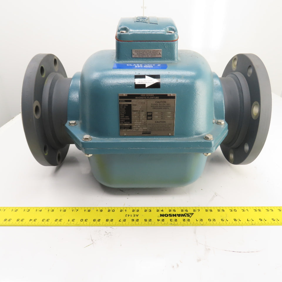 Foxboro ECEP-13420D 2806-SABB-TSG-G 2800 Series 6" Flanged Magnetic Flowtube