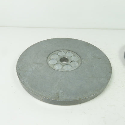 Ashcroft L100 H500 Hydraulic Gauge Tester Weight 8" OD 0.54" Thick Lot Of 2