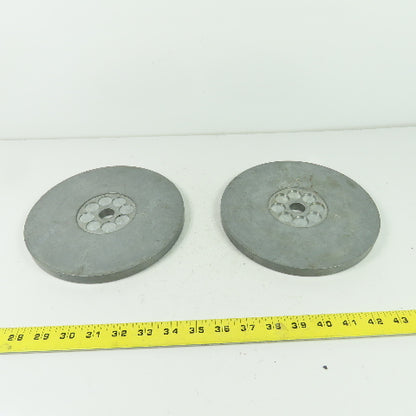 Ashcroft L100 H500 Hydraulic Gauge Tester Weight 8" OD 0.54" Thick Lot Of 2