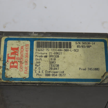 BTM STC62-75-723148H-90A-L-SC2 Pneumatic Power Clamp 21-61627