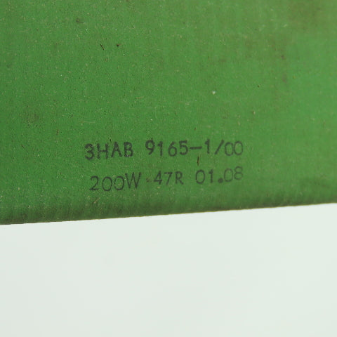 ABB 3HAB 9165-1/00 Dynamic Brake Resistor 200W 47R 01.08