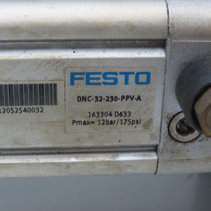 Festo DNC-32-230-PPV-A 32mm Bore 230mm Stroke Double Acting Air Cylinder