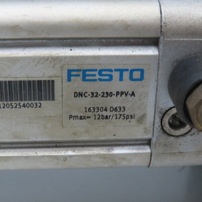 Festo DNC-32-230-PPV-A 32mm Bore 230mm Stroke Double Acting Air Cylinder