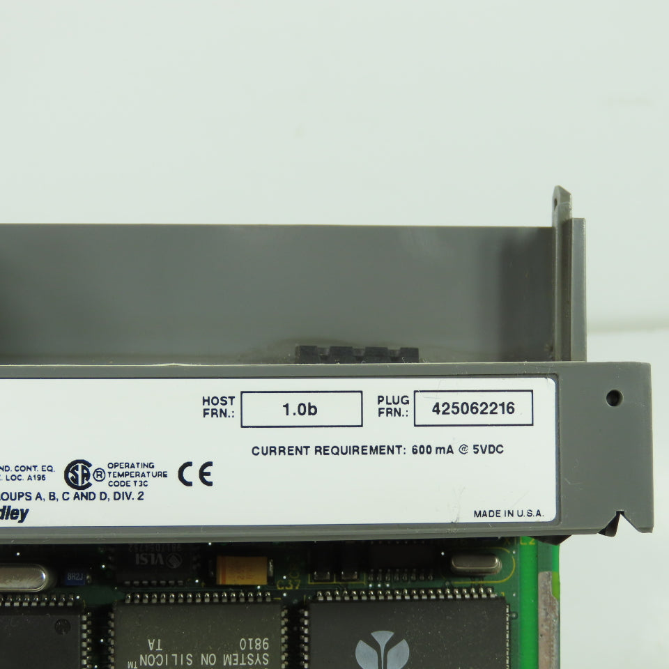 Allen Bradley 1747-SN Ser B SLC 500 Remote I/O Scanner Host FRN 1.0b