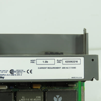 Allen Bradley 1747-SN Ser B SLC 500 Remote I/O Scanner Host FRN 1.0b