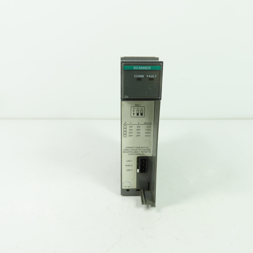 Allen Bradley 1747-SN Ser B SLC 500 Remote I/O Scanner Host FRN 1.0b