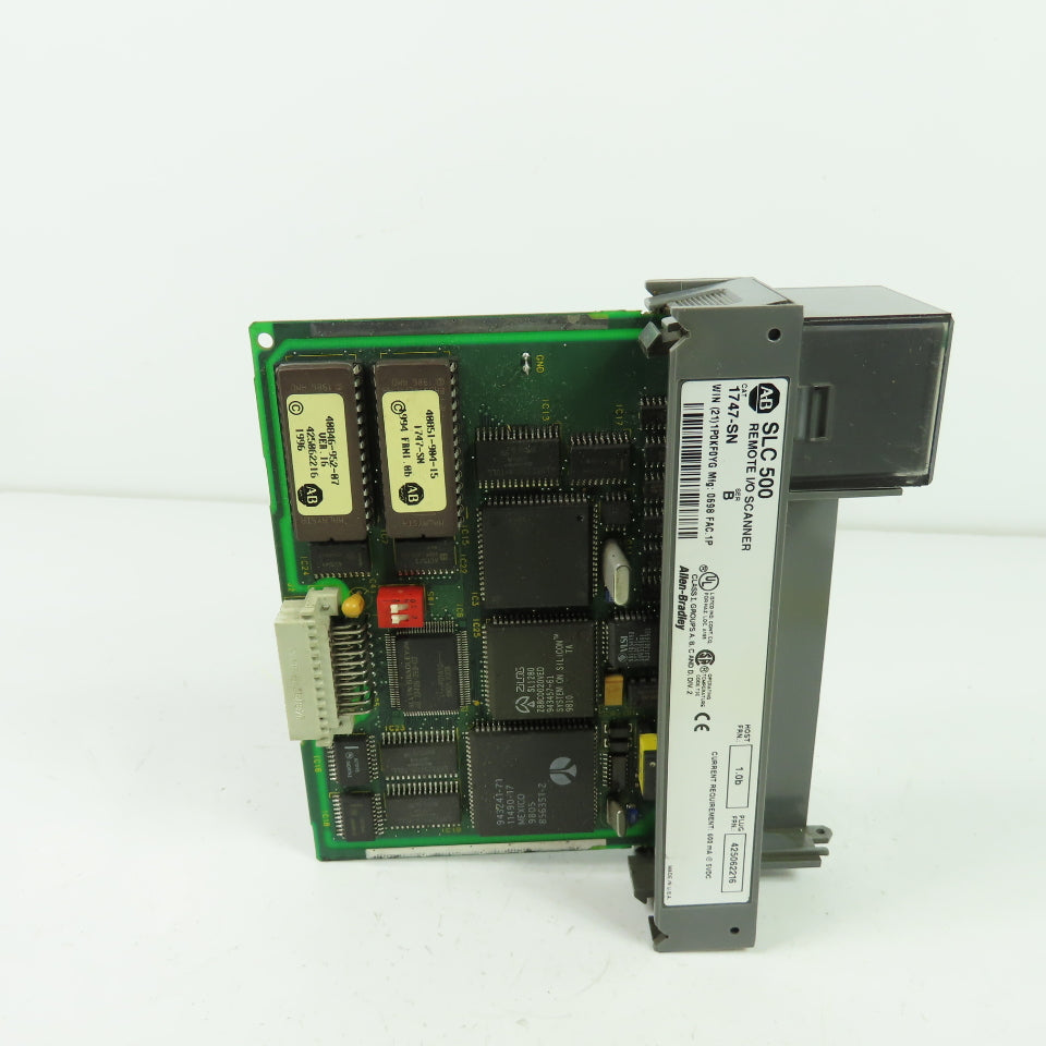 Allen Bradley 1747-SN Ser B SLC 500 Remote I/O Scanner Host FRN 1.0b