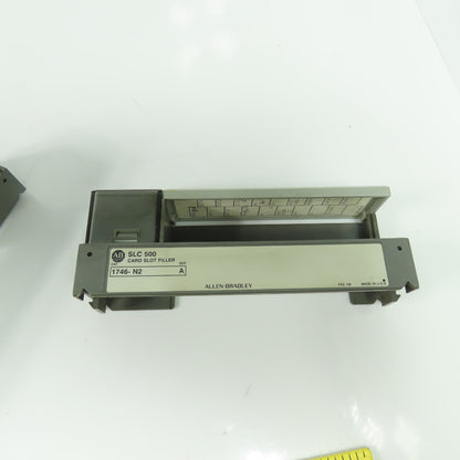 Allen Bradley 1746-N2 Ser A SLC 500 Card Slot Filler Lot Of 6